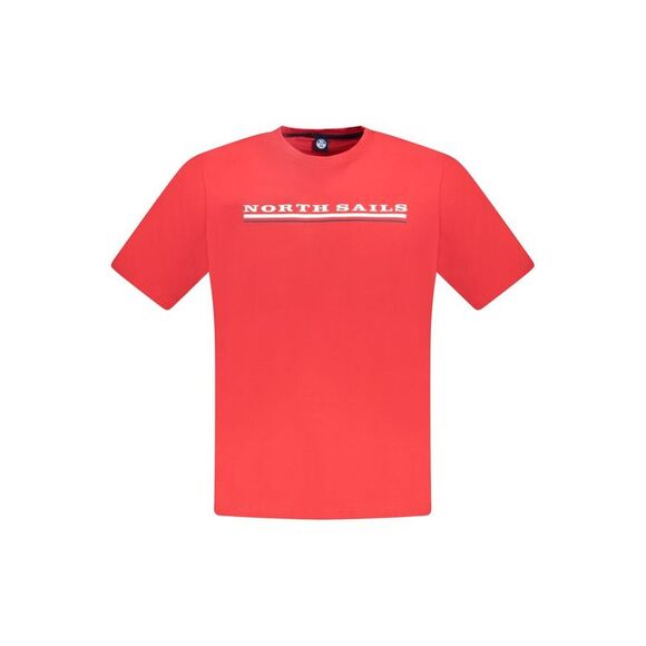North Sails Rosso Cotton Men Men's T-Shirt